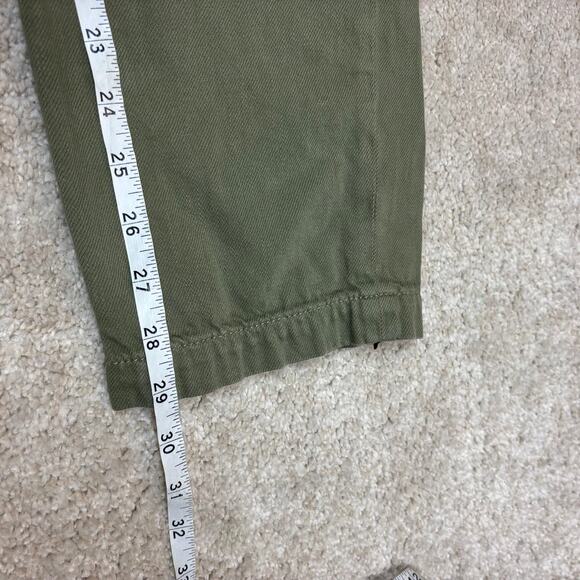 Reformation Bailey High Rise Utility Pants Women's 24 Military Cargo Wide Leg - Picture 7 of 11